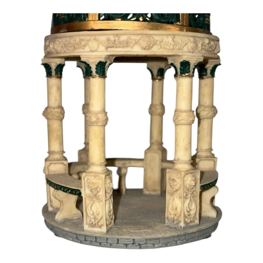 Vintage 1999 Lemax Village Collection Lighted Grand Gazebo #94384A Tested